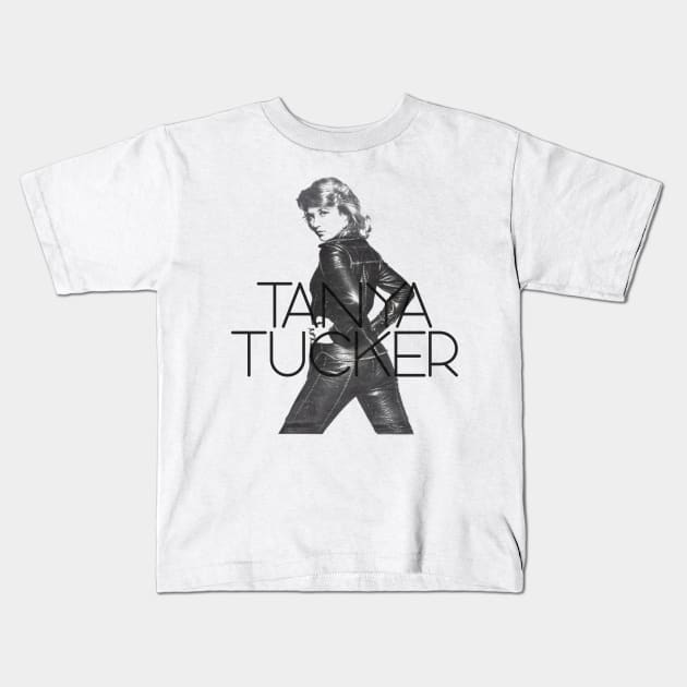 Tanya Tucker ))(( Outlaw Country Fan Tribute Kids T-Shirt by darklordpug